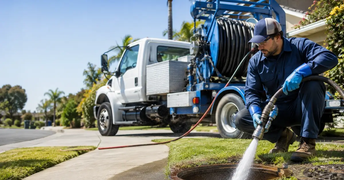 Hydro jet sewer cleaning Guadalupe