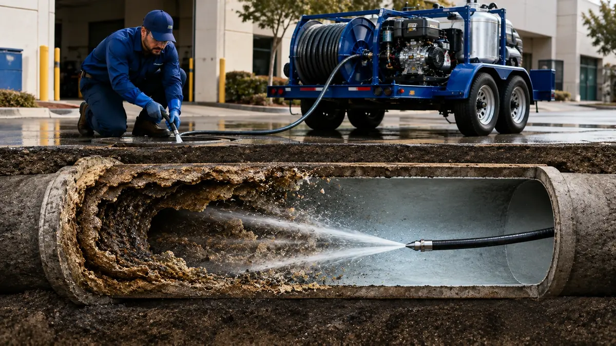 Sewer Pipe Descaling in Guadalupe